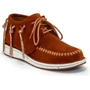 Justin Teepee Casual Shoes - Penny Brown / fringe